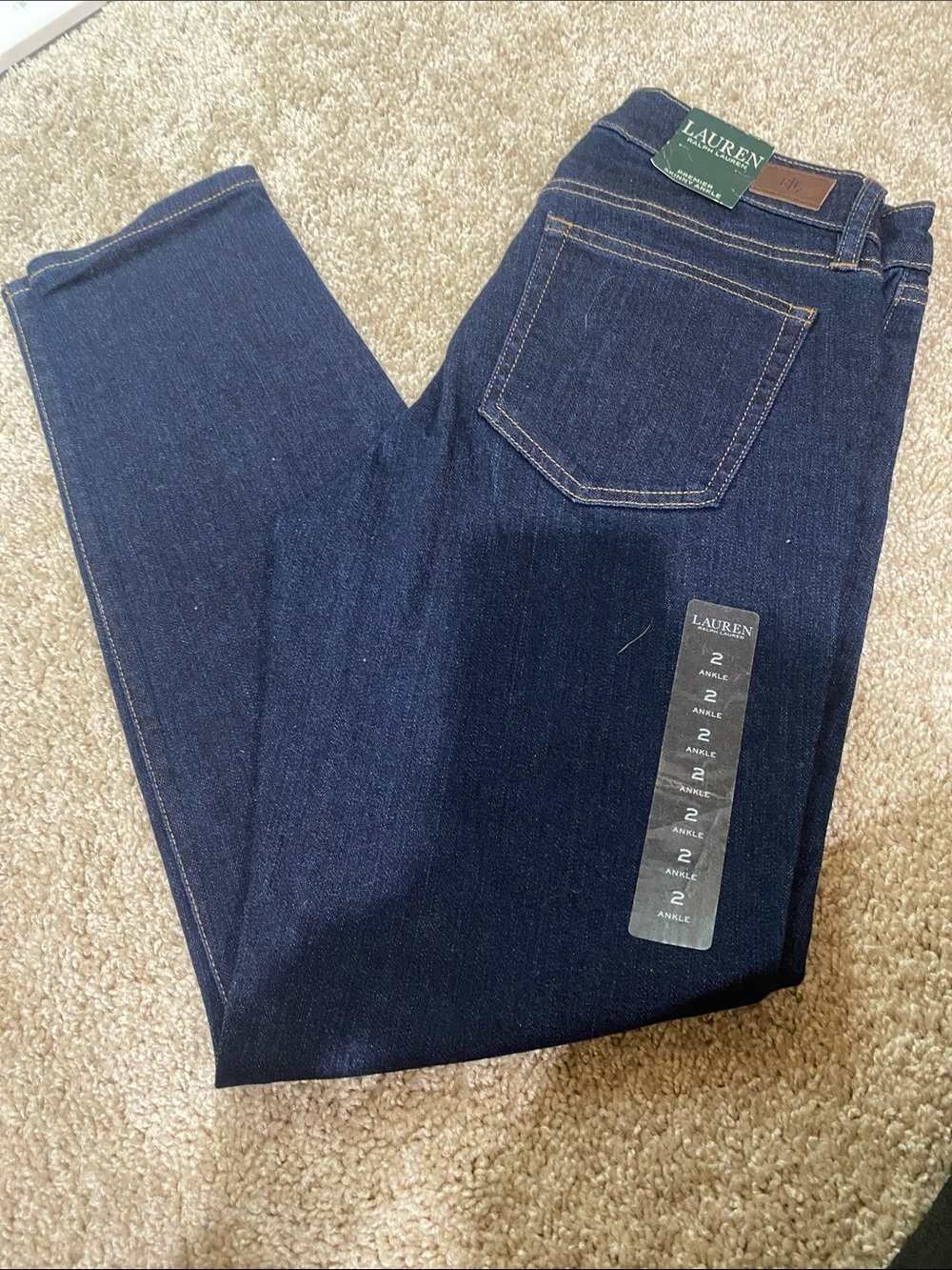 Lauren Ralph Lauren Men’s Indigo Skinny Jeans
